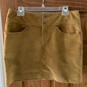 Athlete Tan Corduroy Skirt size 6